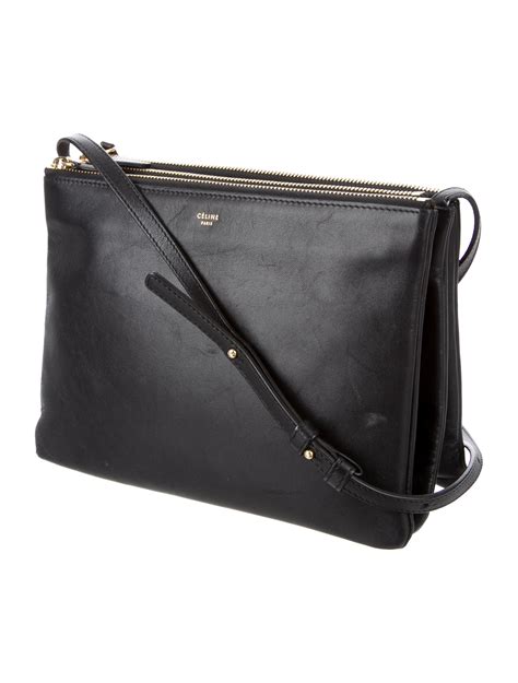 celine large trio messenger bag|Celine trio crossbody bag online.